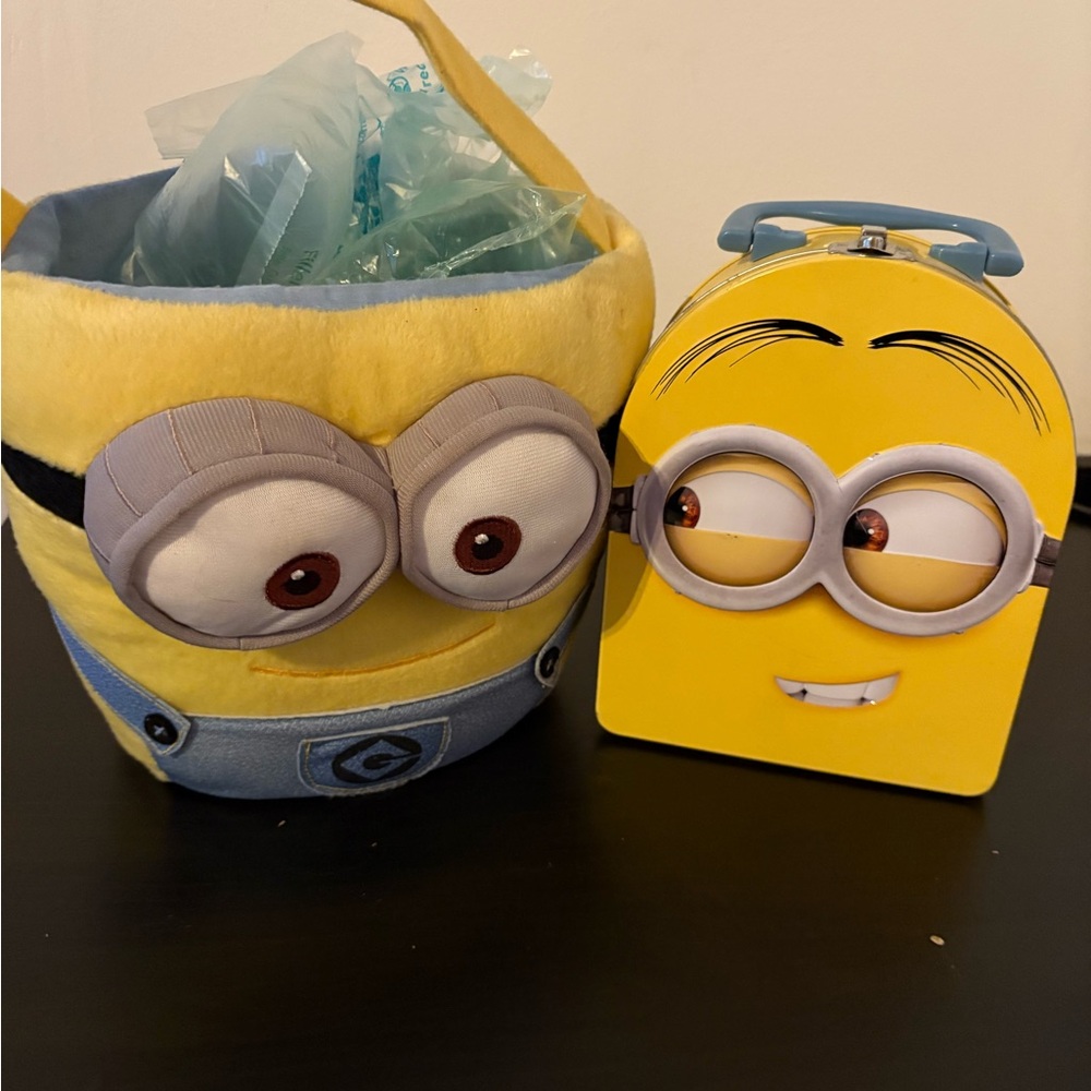 Yellow Minions Goggle Design Bags